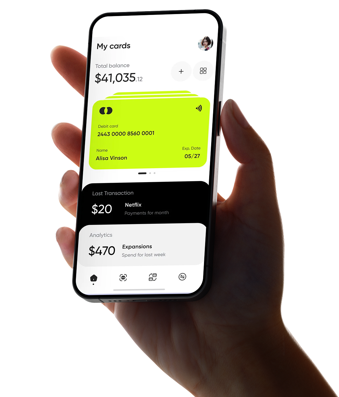 Investment platform interface showing key features