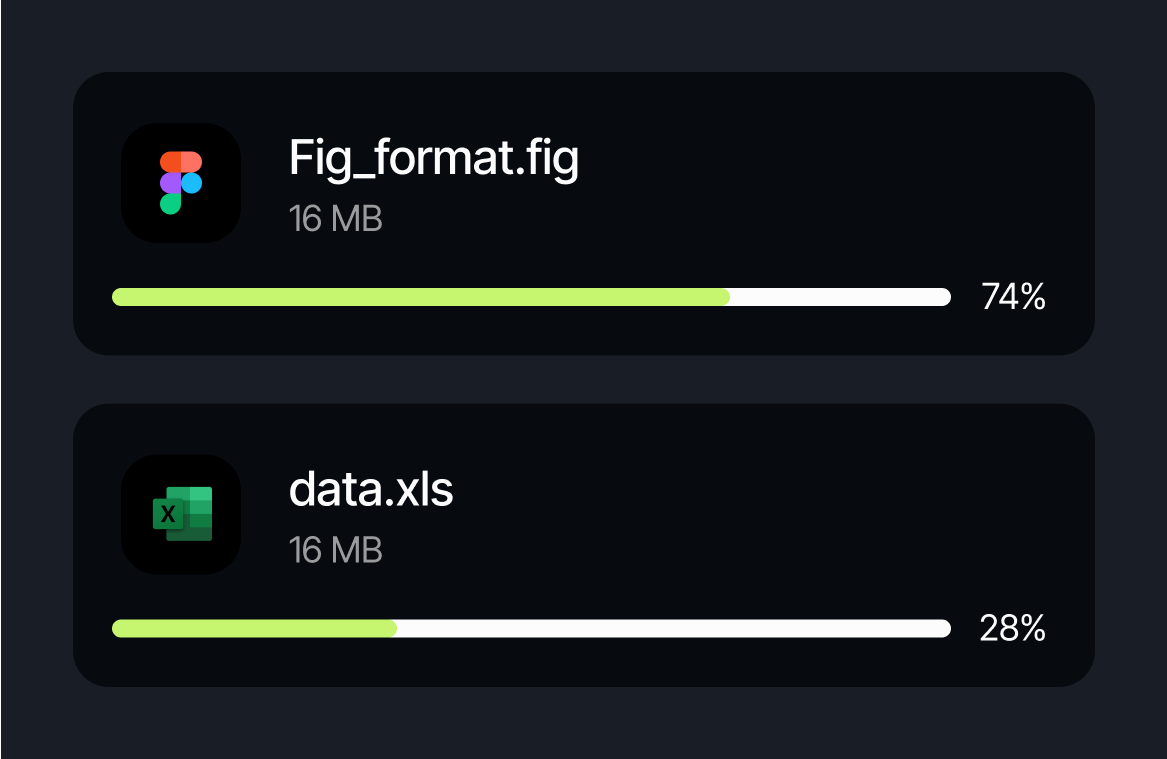 Fast and secure cloud upload feature