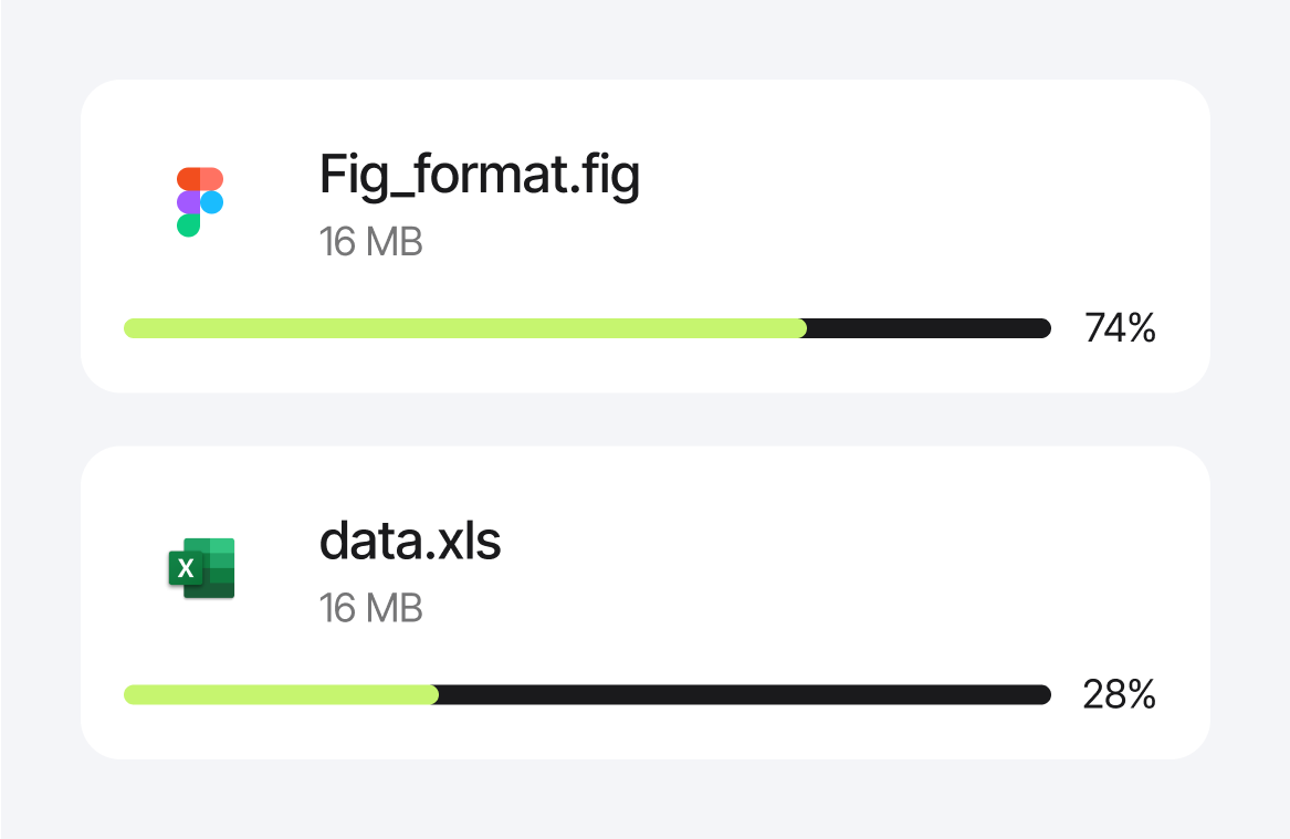 Fast and secure cloud upload feature