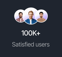 Satisfied user testimonial card